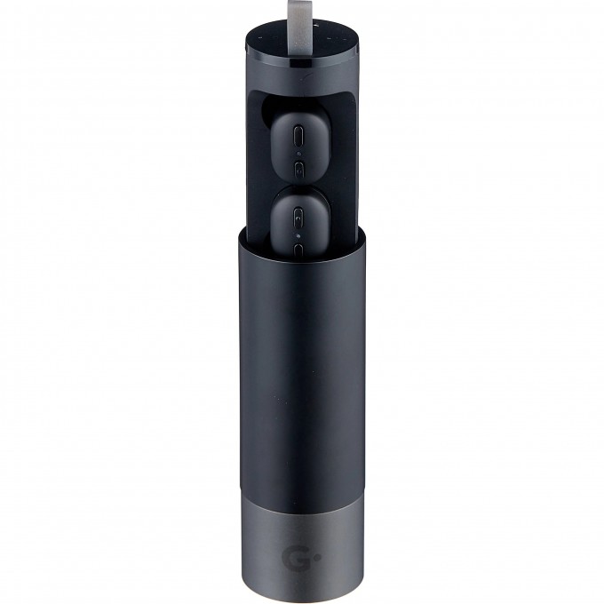 Наушники TWS GEOZON G-SOUND TUBE, black G-S03BLK